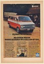 1976 Plymouth Voyager No Other Wagon Works Harder on a Gallon of Gas Print Ad