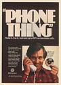 1979 Bell Telephone System "Phone Thing" Wheel-Sert Print Ad