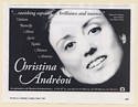 1998 Christina Andreou Soprano Photo Booking Print Ad