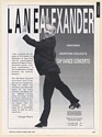 1998 Lane Alexander Tap Dancer Photo Booking Print Ad