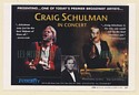 1998 Craig Schulman in Concert Photo Booking Print Ad