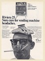 1968 Rowe Riviera 25 Cigarette Vending Machine Trade Print Ad