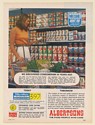 1973 Albertsons Albertson Supermarket Grocery Store Consumerism Lady Shopping Ad