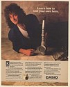 1988 Kenny G Casio DH-100 Digital Horn Photo Print Ad