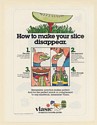 1985 Vlasic Pickles How to Make Your Slice Disappear Golf Theme Print Ad