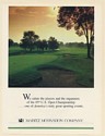 1985 US Open Golf Course Maritz Motivation Company Print Ad