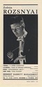1962 Zoltan Rozsnyai Conductor Photo Booking Print Ad