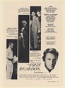 1962 John Reardon Baritone Photo Booking Print Ad