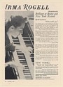 1962 Irma Rogell Harpsichordist Photo Booking Print Ad