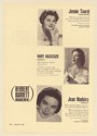 1962 Jennie Tourel Mary Mackenzie Jean Madeira Photo Booking Print Ad