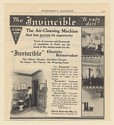 1911 Invincible Electric Renovator Machine Vacuum Cleaner Print Ad
