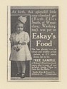 1911 Eskay's Food Little Girl Ruth Ellen Smith Wenatchee Washington Print Ad