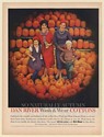 1960 Autumn Pumpkins Dan River Wash & Wear Cottons Clothing Print Ad