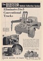 1952 Dempster Dumpster Rubbish Collection System Norfolk VA Print Ad