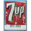 1967 7-Up 7 Up Wet & Wild Large Logo Ad
