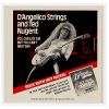 1990 Ted Nugent Photo D'Angelico Strings Ad
