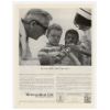 1964 Met Life Insurance Doctor Nurse Child's Shots Ad