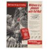 1956 Pall Mall Cigarette Hunting Hunters Ad